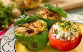 Stuffed Tomato or Capsicum