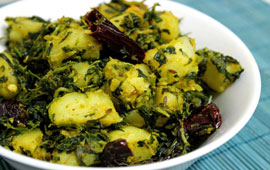 Aloo Methi (Seasonal)