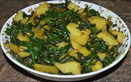 Palak Aloo (Seasonal)