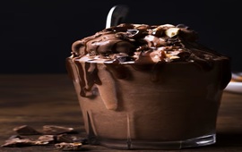 Chocolate Shake With Ice Cream
